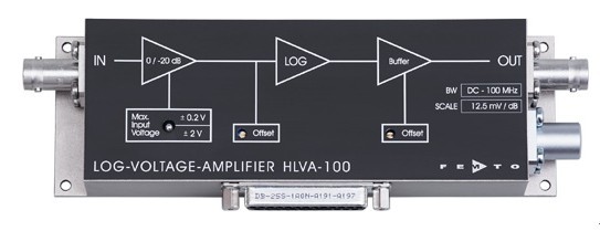 HLVA-100對(dui)數的(de)帶寬電壓(ya)放(fang)大(da)器