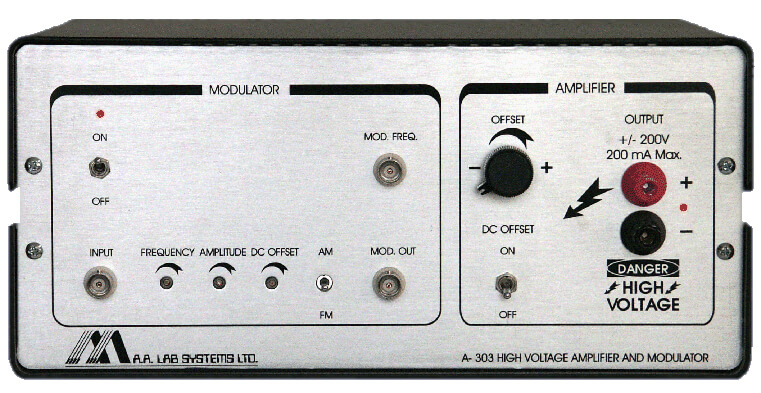 A-304壓電(dian)驅動(dong)器咊調(diao)製器(qi)